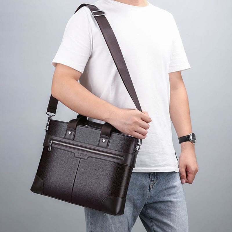 Bolsa executiva masculina para notebook - Porto Galem- Com frete grátis